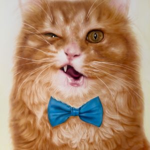 Orange Cat — Original Artwork