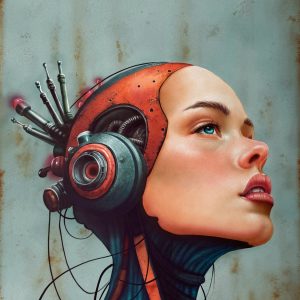 Cyborg Woman — Fine Art Print